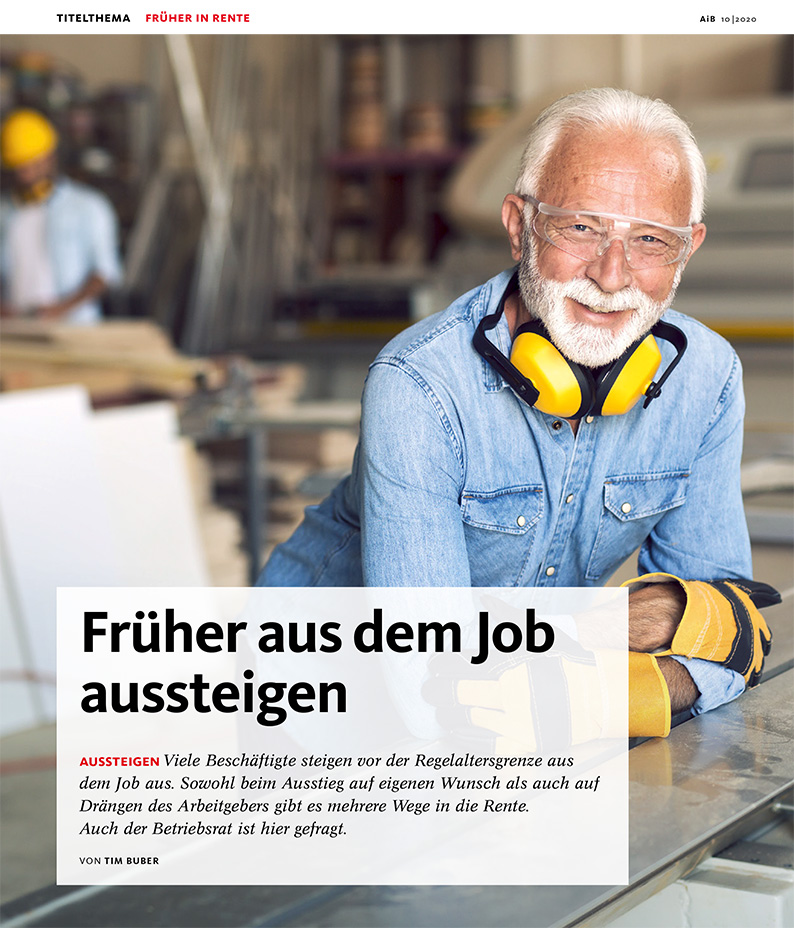 Artikel „Früher aus dem Job aussteigen“