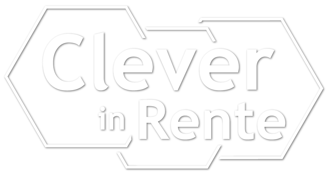 Clever in Rente Logo mit Schatten